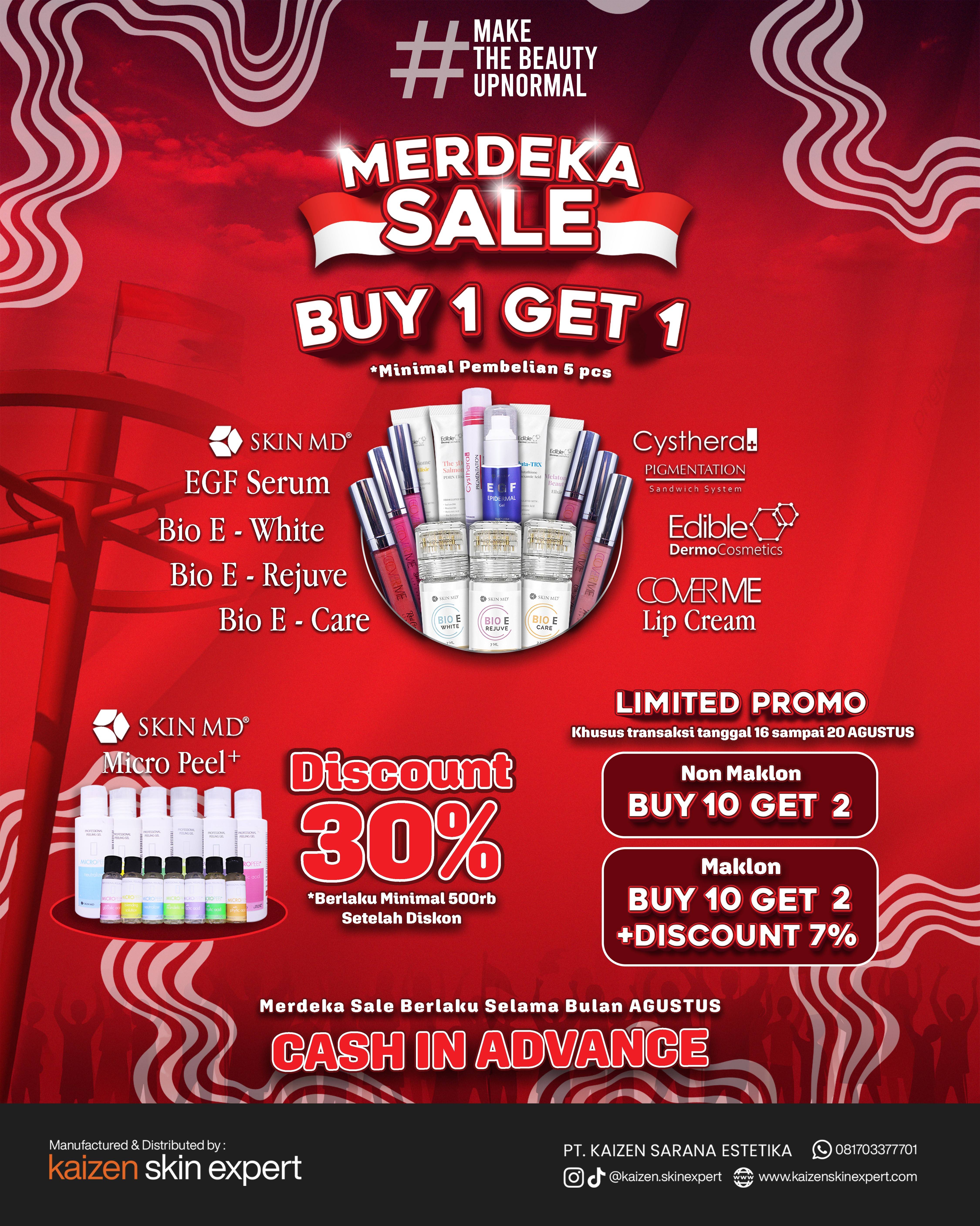 MERDEKA SALE!
